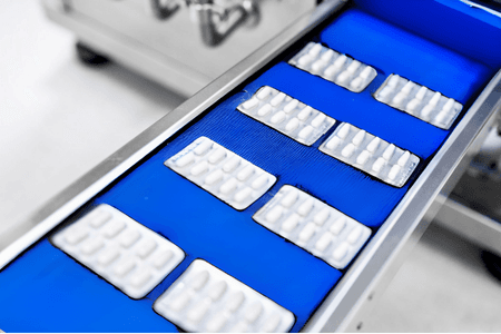 Tablet Presence & Absence Inspection - Designed to verify every blister pocket for tablet presence, with high-speed vision and automatic rejection.