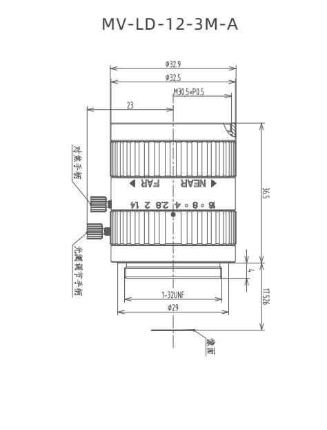 MV-LD-12-3M-A — model drawing