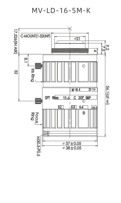 MV-LD-16-5M-K — model drawing