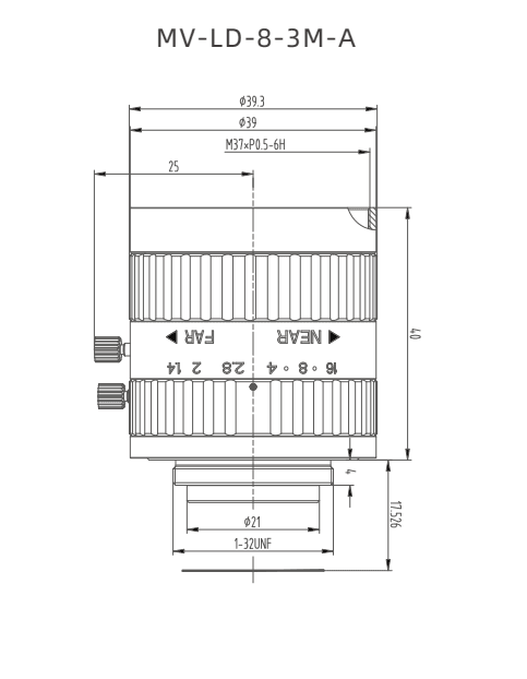 MV-LD-8-3M-A — model drawing