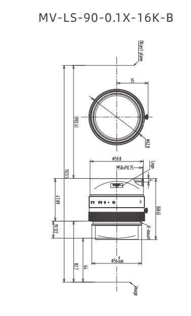 MV-LS-90-0.1X-16K-B — model drawing