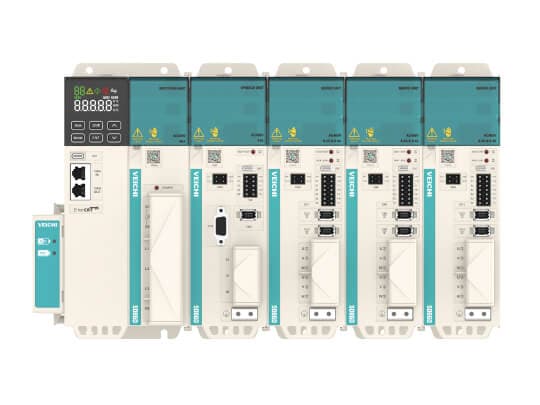 VEICHI SD860 - Dual-axis modules on a common DC bus, 60% space saving